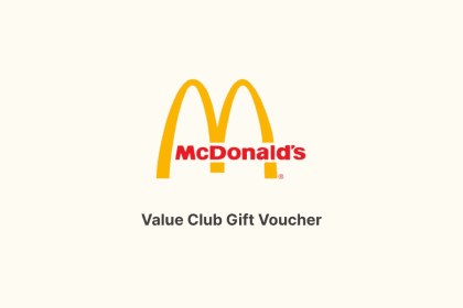 McDonald’s Value Club Gift Voucher-INR 2000