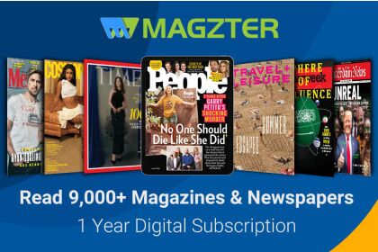 1-Year Magzter GOLD Subscription – Read 9,000+ Magazines & Newspapers USA