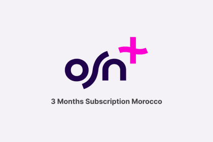 OSN+ 3 Months Subscription Morocco