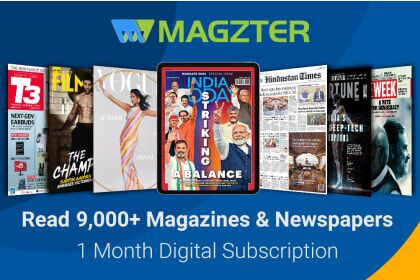 1-Month Magzter GOLD Subscription – Read 9,000+ Magazines & Newspapers India